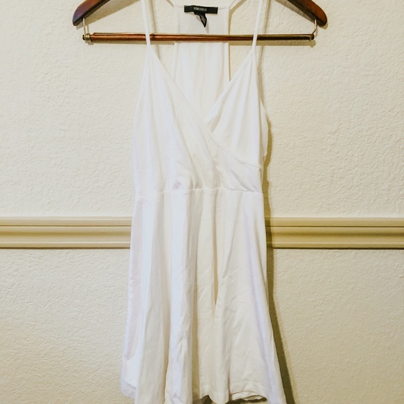 White Skater Dress - Picture 2 of 3